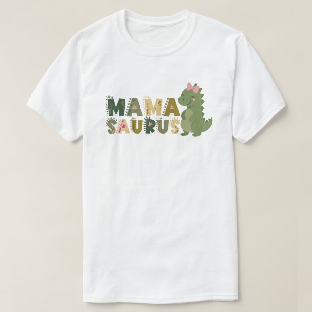 Camiseta mamasaurio l Papasaurio  (Diseño del anverso)