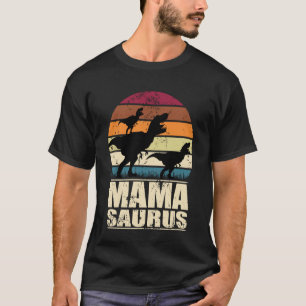 Camiseta Mamasaurio Rex Dinosaurio Bebé Dino Gemelo Dino Ma