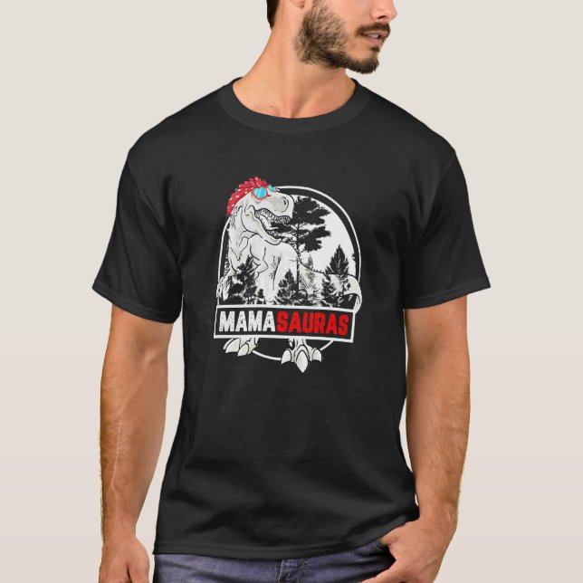 Camiseta Mamasaurio Rex Mamá Saurio Dinosaurio Madre (Anverso)