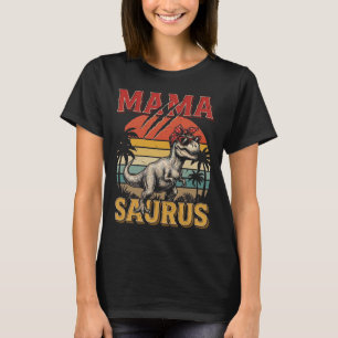 Camiseta Mamasaurio T Rex Dinosaurio Bandana Retro Mamá Div