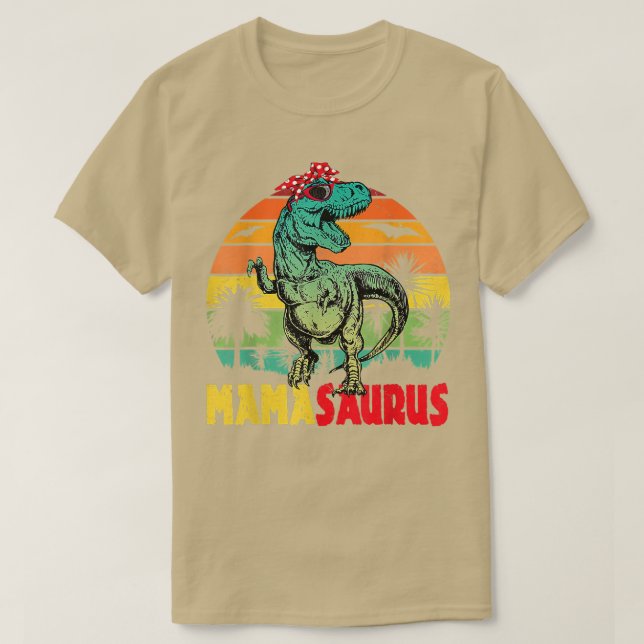 Camiseta Mamasauro T re Dinosaur Funny Mama Saurus Madres (Diseño del anverso)