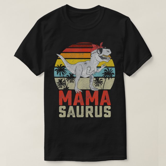 Camiseta Mamasauro T Re Dinosaur Mama Saurus Family Matchi (Diseño del anverso)