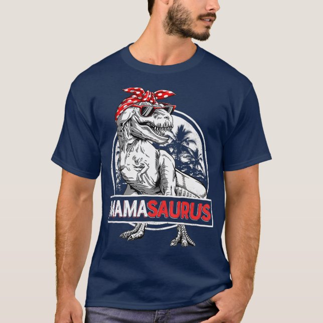 Camiseta Mamasauro T rex Dinosaur Funny Mama Saurus (Anverso)