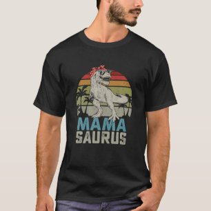 Camiseta Mamasaurus Bandana Rex Dinosaurio Mamá Día De La M