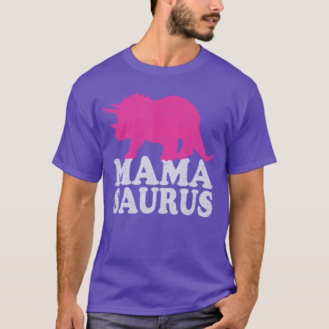 Camiseta MAMASAURUS Cutericeratops Dinosaur Mom friends (Anverso)