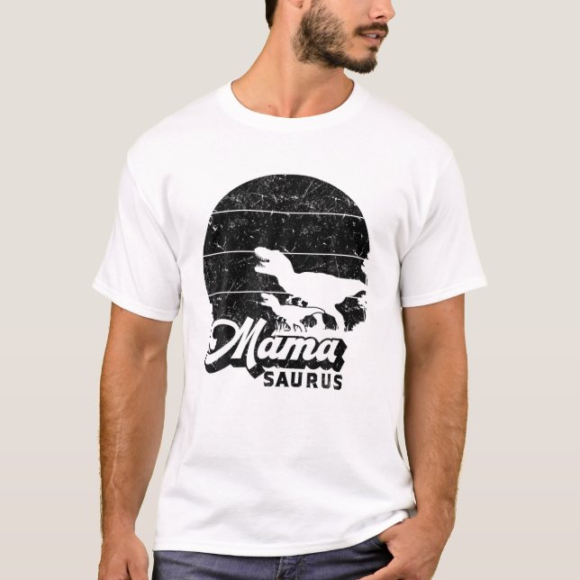 Camiseta Mamasaurus Dino Mama Dinosaur Family Mama Dino Mam (Anverso)