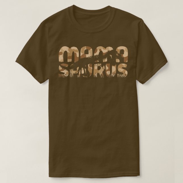 Camiseta Mamasaurus Dinosaur Skeleton Camo Mama Saurus Moth (Diseño del anverso)