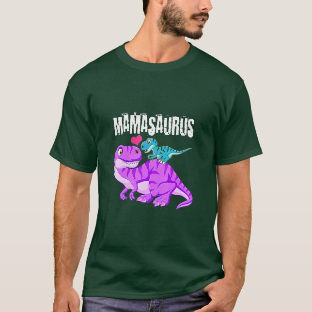 Camiseta Mamasaurus Dinosaur t Rex Mother Day for Mom Gift (Anverso)