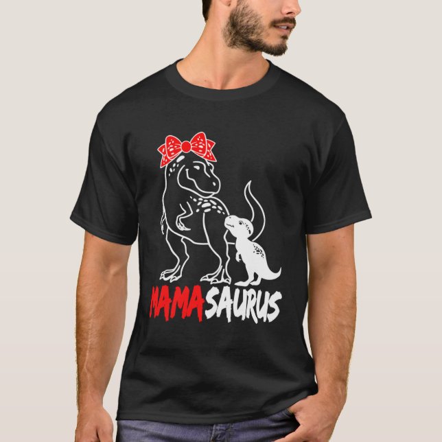 Camiseta Mamasaurus Mama Rex Dinosaur Mother s Day (Anverso)