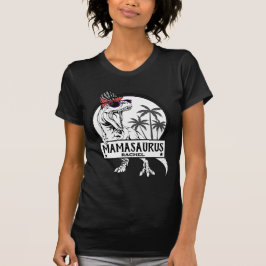 Camiseta Mamasaurus Mom T rex Dino Funny Nombre personaliza