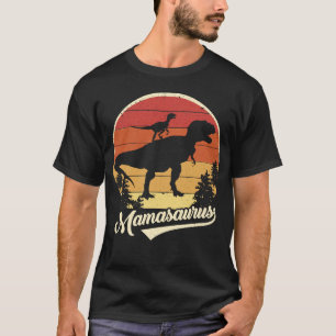 Camiseta Mamasaurus Mom Trex Dinosaur Funny Retro Gráfico