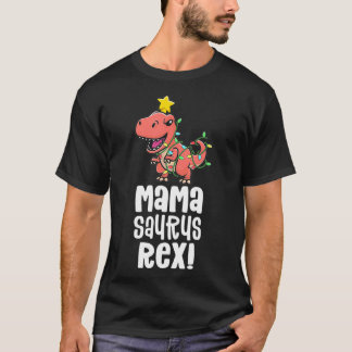 Camiseta Mamasaurus Re Mom Comparta Dino Family Dinosaur Pa