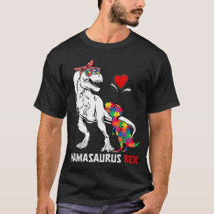 Camiseta Mamasaurus Rex Autism Awareness Autistic Kids Moth
