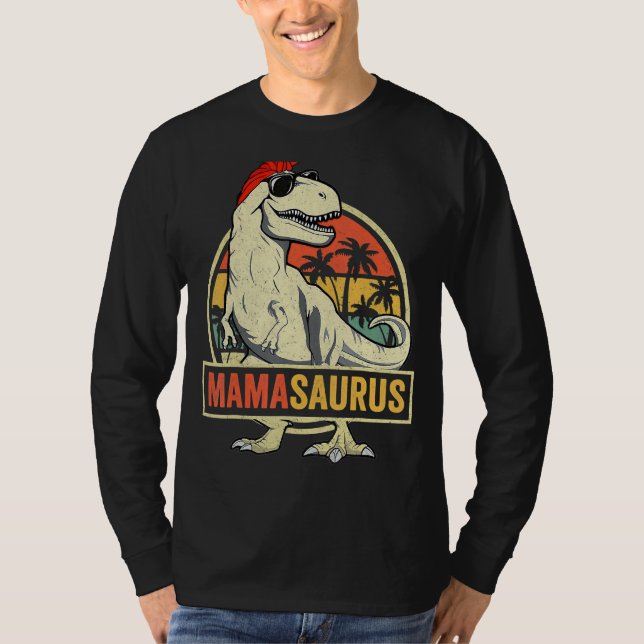 Camiseta Mamasaurus Rex Dinosaur Día de la Madre Mamá (Anverso)