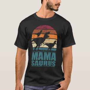 Camiseta Mamasaurus Rex Dinosaur Dino Twins Rex Mama Saurus