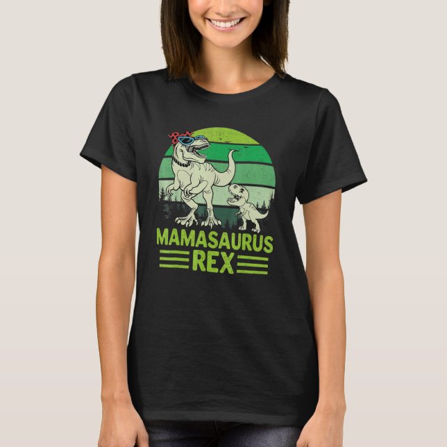Camiseta Mamasaurus Rex Dinosaur Mama Saurus (Anverso)
