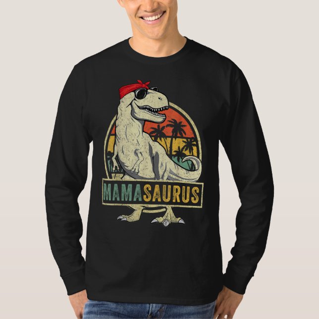 Camiseta Mamasaurus Rex Dinosaur Mama Saurus Family Matchin (Anverso)