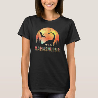 Camiseta Mamasaurus Rex Mom Dinosaur Leopard Flower Rex Mam