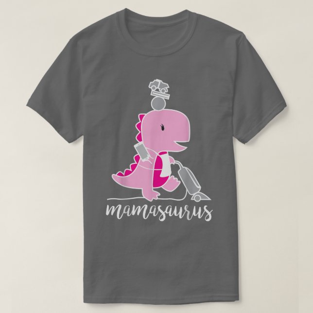 Camiseta Mamasaurus T Multitasking Maven, Madre Mamá (Diseño del anverso)