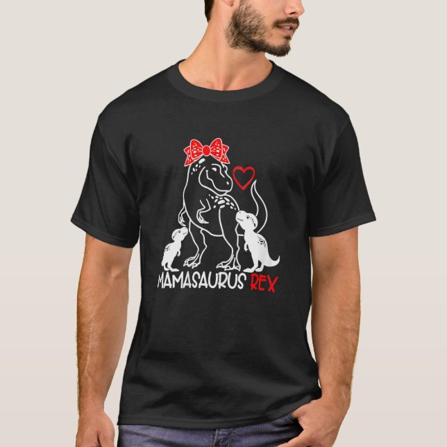 Camiseta Mamasaurus T Rex Dinosaur Funny Mama Saurus (Anverso)