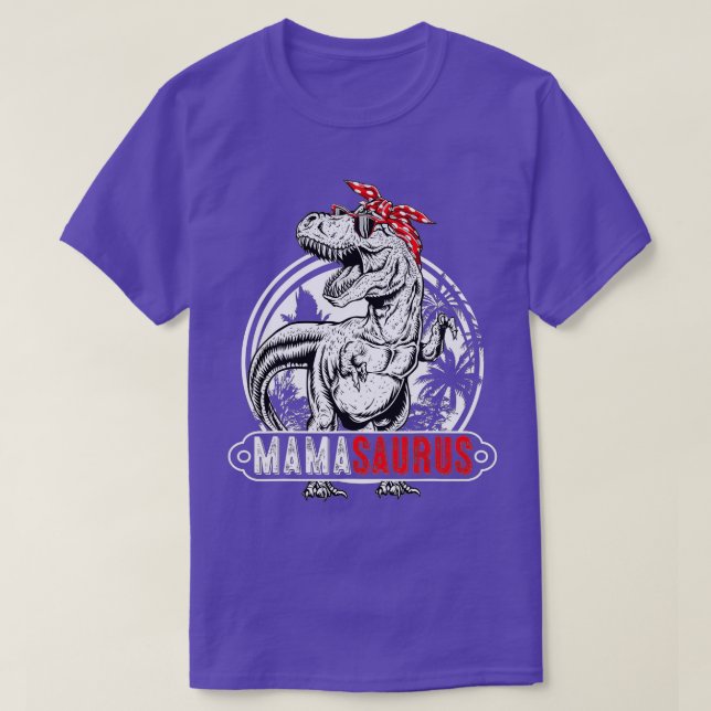 Camiseta Mamasaurus T rex Dinosaur Funny Mama Saurus Mother (Diseño del anverso)