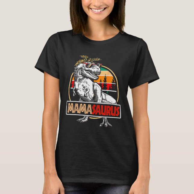 Camiseta Mamasaurus T-rex Dinosaur Mama Regalos Para Mamá M (Anverso)