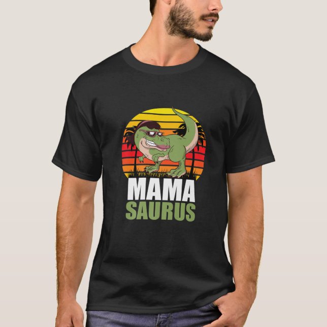 Camiseta Mamasaurus T Rex Dinosaur Mama Saurus (Anverso)