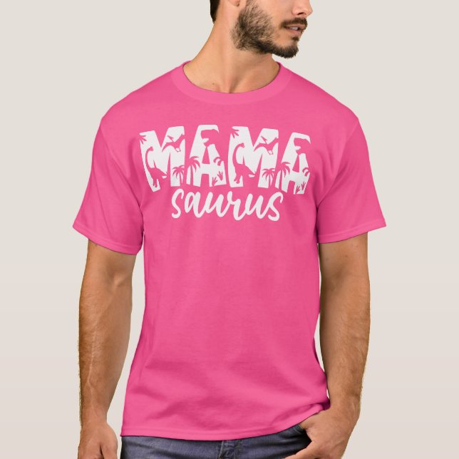 Camiseta Mamasaurus T Rex Dinosaur Mama Saurus (Anverso)