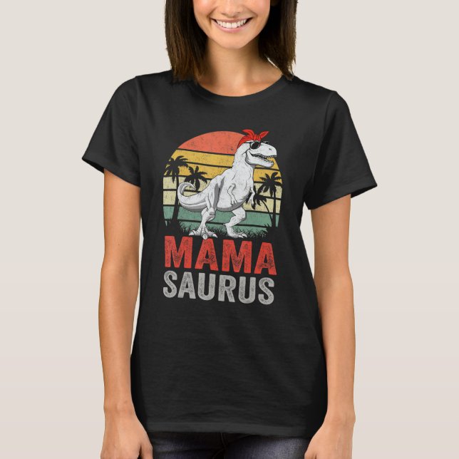 Camiseta Mamasaurus T Rex Dinosaur Mama Saurus (Anverso)