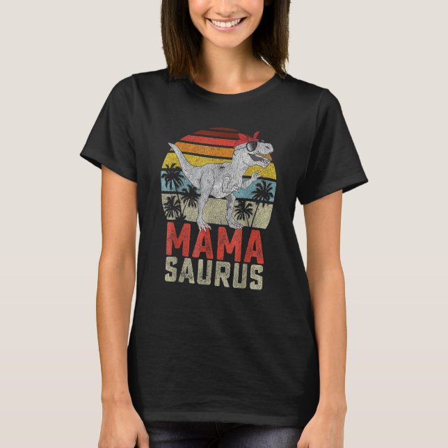 Camiseta Mamasaurus T Rex Dinosaur Mama Saurus (Anverso)