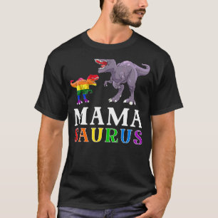 Camiseta Mamasaurus T Rex LGTB Orgullo Gay Dinosaurios