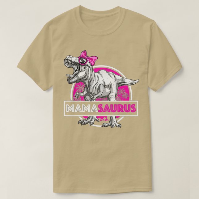 Camiseta Mamasaurus T-Rex Matanza divertida Saurus Dino (Diseño del anverso)