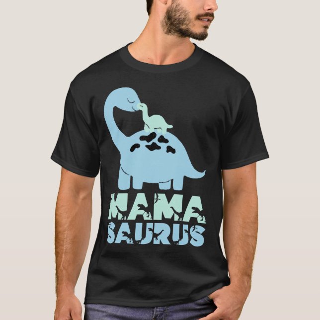 Camiseta Mamasaurus Trex Mama Saurus Mom Dinosaur Mama Rex  (Anverso)