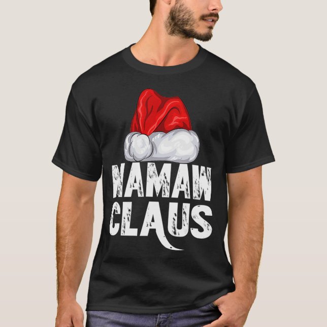 Camiseta Mamaw Claus Navidades en coincidencia con Pajama S (Anverso)