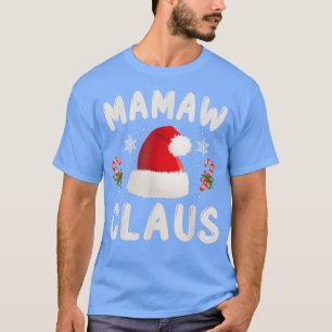 Camiseta Mamaw Clauschristmas Pajama Family Matching Xmas 5
