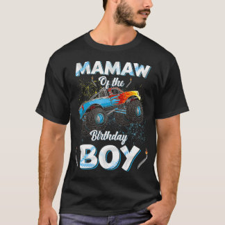 Camiseta Mamaw De Las Mujeres De Cumpleaños Del Monstruo De