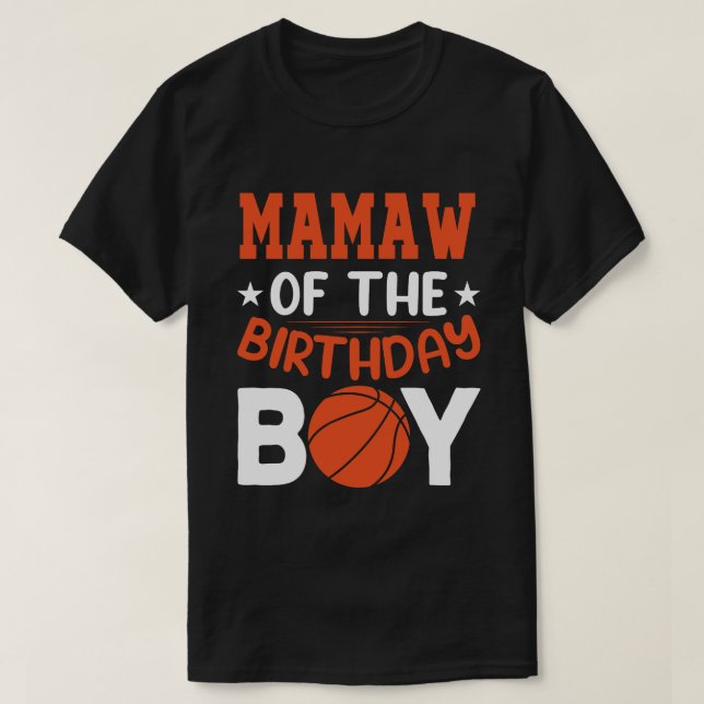 Camiseta MAMAW Del Básquetbol De Nacimiento (Diseño del anverso)