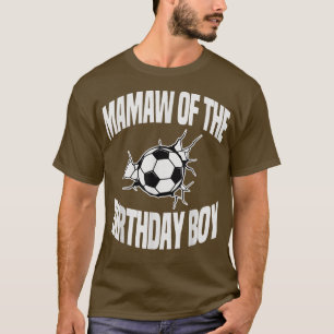 Camiseta Mamaw del equipo de fútbol de Birthday Bday Fiesta