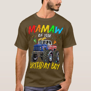 Camiseta Mamaw El Monstruo Del Cumpleaños Camión