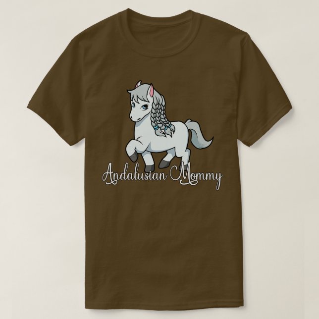 Camiseta Mami andaluza de los caballos (Diseño del anverso)