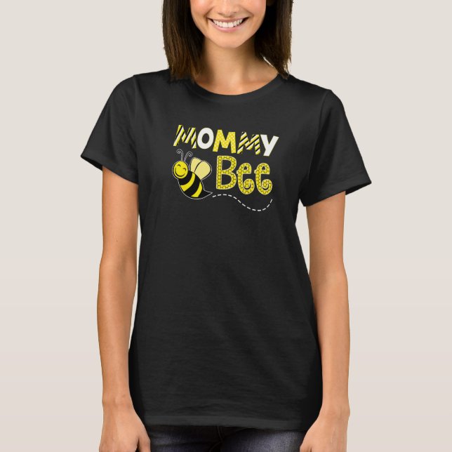 Camiseta Mami Bee Bee Day Chica Hive Fiesta coincidente Bir (Anverso)