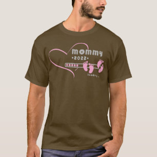 Camiseta mami carga 2022 para invitación de embarazo sh
