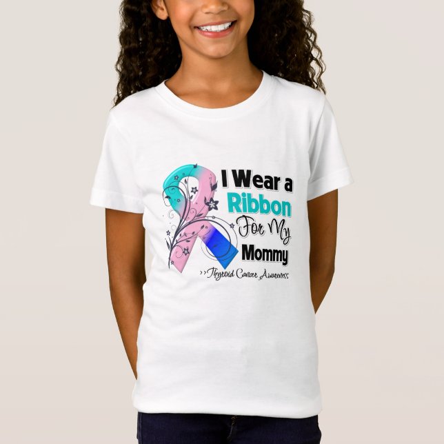 Camiseta Mami - Cinta de Cáncer de Tiroides (Anverso)