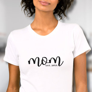 Camiseta Mami de escritura negra establecida
