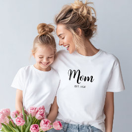Camiseta Mami de escritura negra establecida
