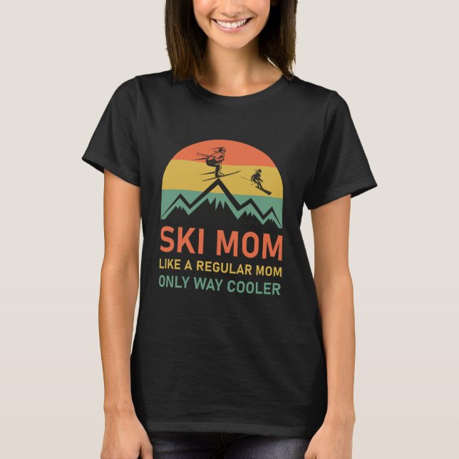 Camiseta Mami de esquí femenino (Anverso)