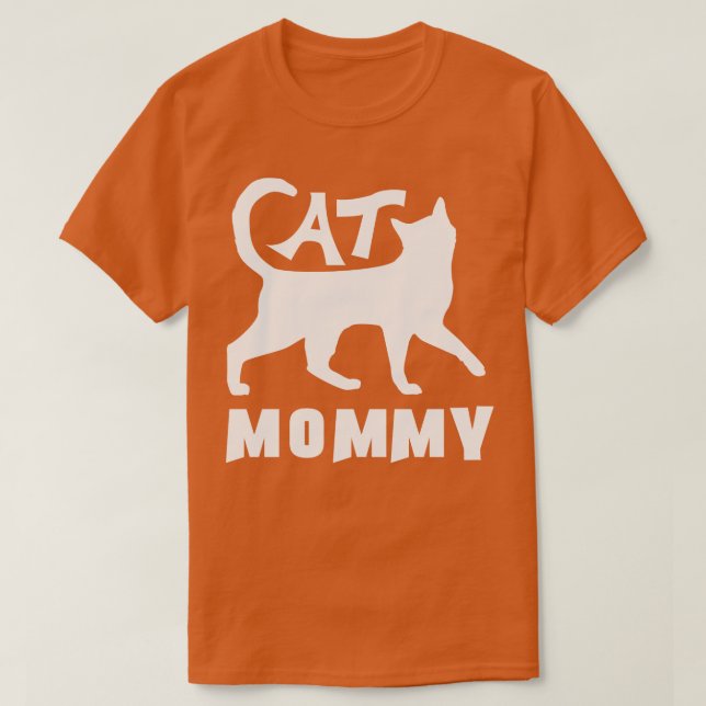 Camiseta Mami de gatos (Diseño del anverso)