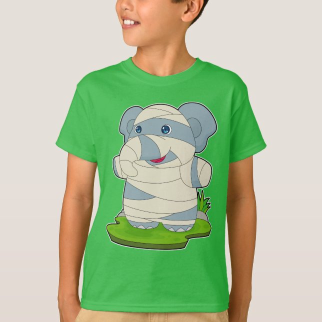 Camiseta Mami de Halloween para elefantes (Anverso)