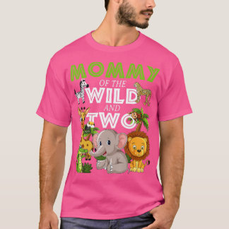 Camiseta Mami de la salvaje Selva Safari de los dos Zoológi