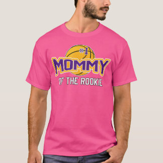 Camiseta Mami De Rookie Primer Cumpleaños Tema De Baloncest